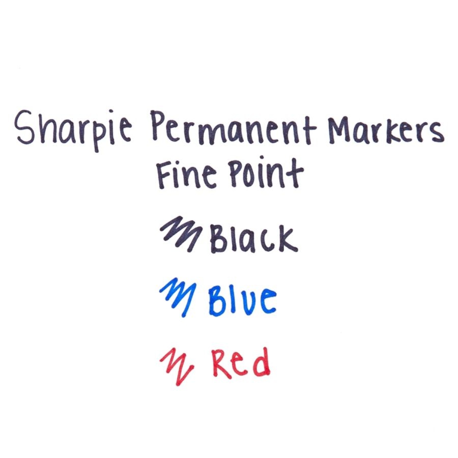 slide 6 of 6, Sharpie Retractable Fine Point Permanent Markers - Assorted, 2 pk; 3 ct