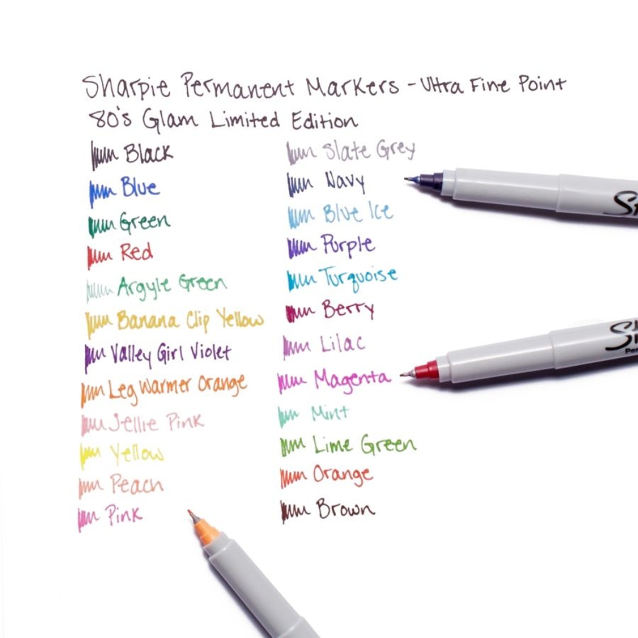 slide 5 of 6, Sharpie Ultra Fine Electro Pop Marker - Multicolor, 24 ct