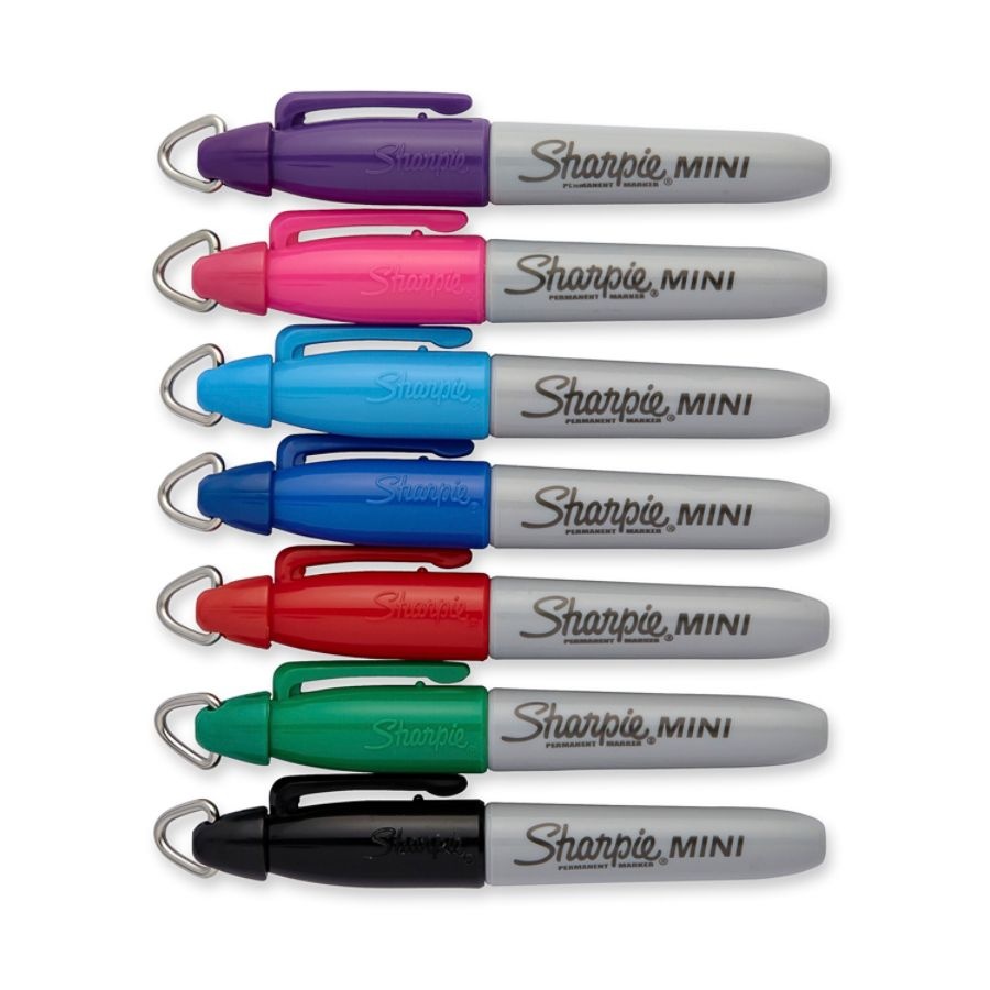 slide 3 of 3, Sharpie Mini Fine-Point Permanent Marker, Assorted Colors, 1 ct