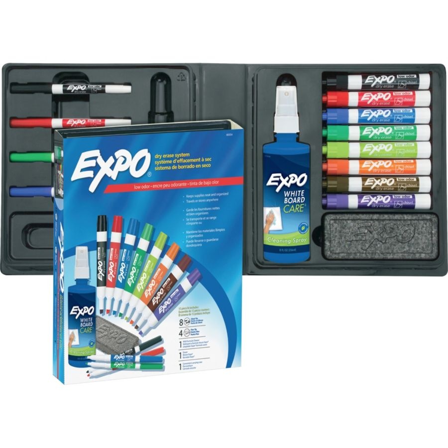 slide 4 of 8, Expo Low-Odor Dry-Erase Kit, Assorted Colors, 1 ct