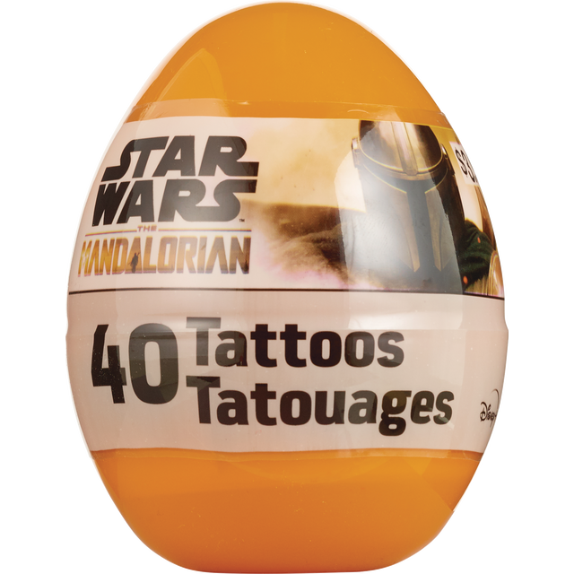 slide 1 of 1, 40Ct Licensed Tattoo Egg In Tray, 1 ct