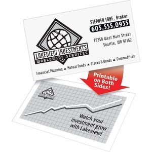 slide 4 of 5, Avery Laser Two-Sided Printable Clean Edge Business Cards - White, 200 ct