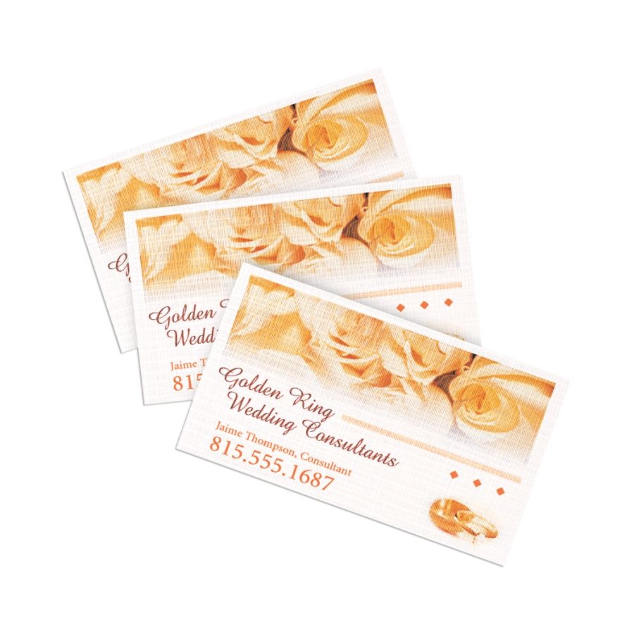 slide 4 of 6, Avery Inkjet Two-Sided Clean Edge Business Cards - Linen White, 200 ct