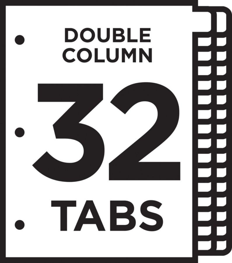 slide 9 of 9, Avery Ready Index 20% Recycled Double-Column Table Of Contents Dividers, 32-Tab, 1 ct