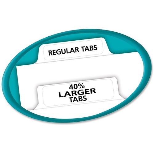 slide 5 of 9, AveryIndex Maker Big Tab Clear Label Dividers, 8-Tab Set, 1 ct