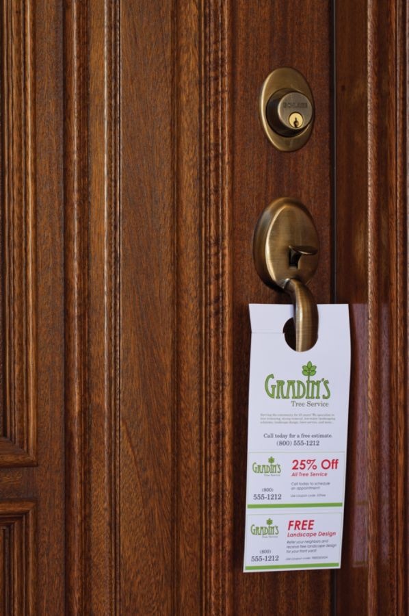 slide 10 of 10, Avery Door Hangers with Tear-Away Cards, 40 ct