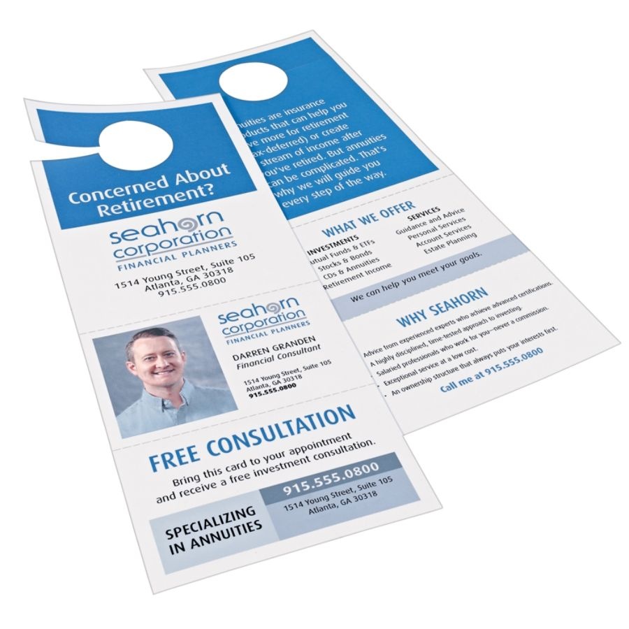 slide 2 of 10, Avery Door Hangers with Tear-Away Cards, 40 ct