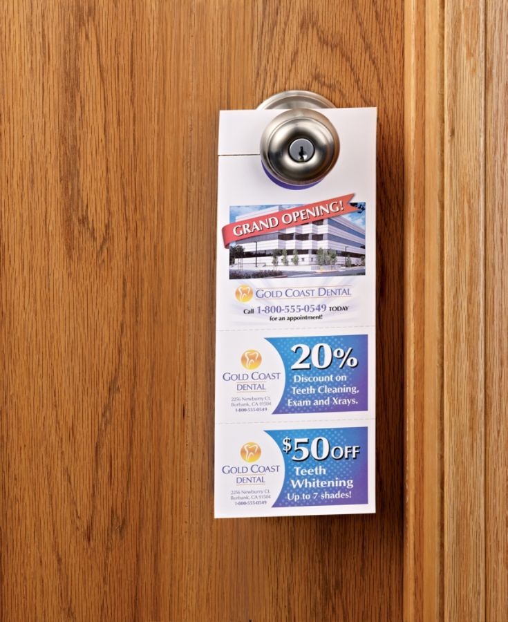 slide 5 of 10, Avery Door Hangers with Tear-Away Cards, 40 ct
