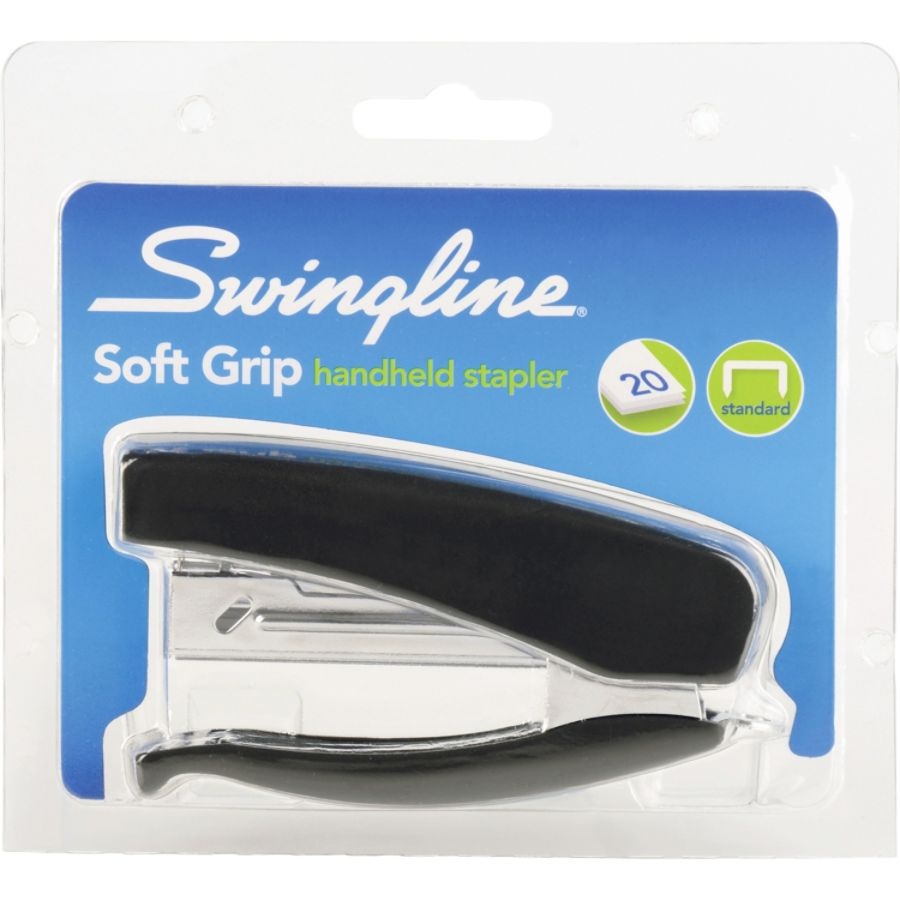 slide 4 of 5, Swingline Soft Grip Hand Stapler Capacity, Black, 1 ct