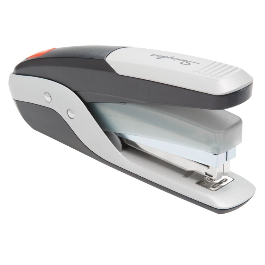 slide 3 of 3, Swingline Quick Touch Full-Strip Stapler, Black/Silver, 1 ct