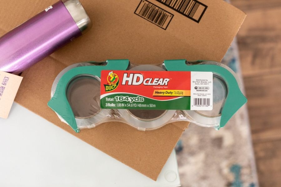 slide 2 of 4, Duck Brand Hd Clear Packing Tape, 1 ct