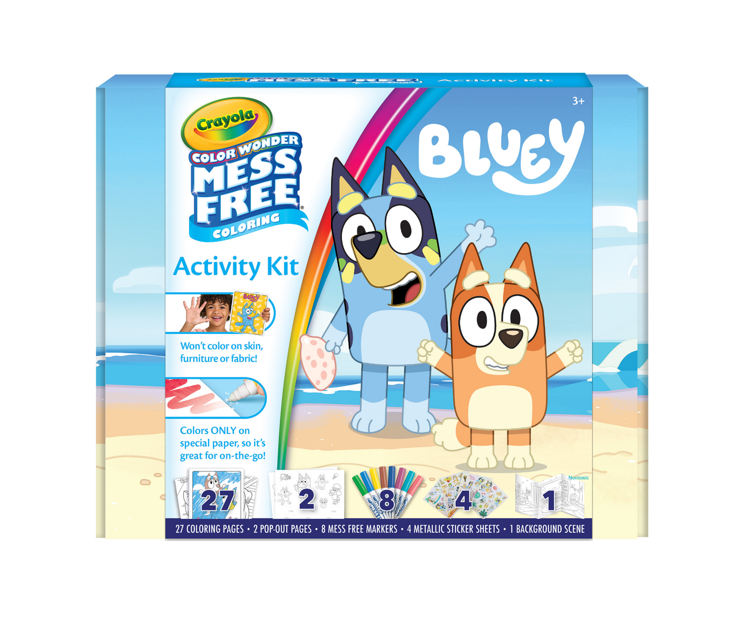 slide 3 of 3, Crayola Color Wonder Bluey Activity Kit, 1 ct