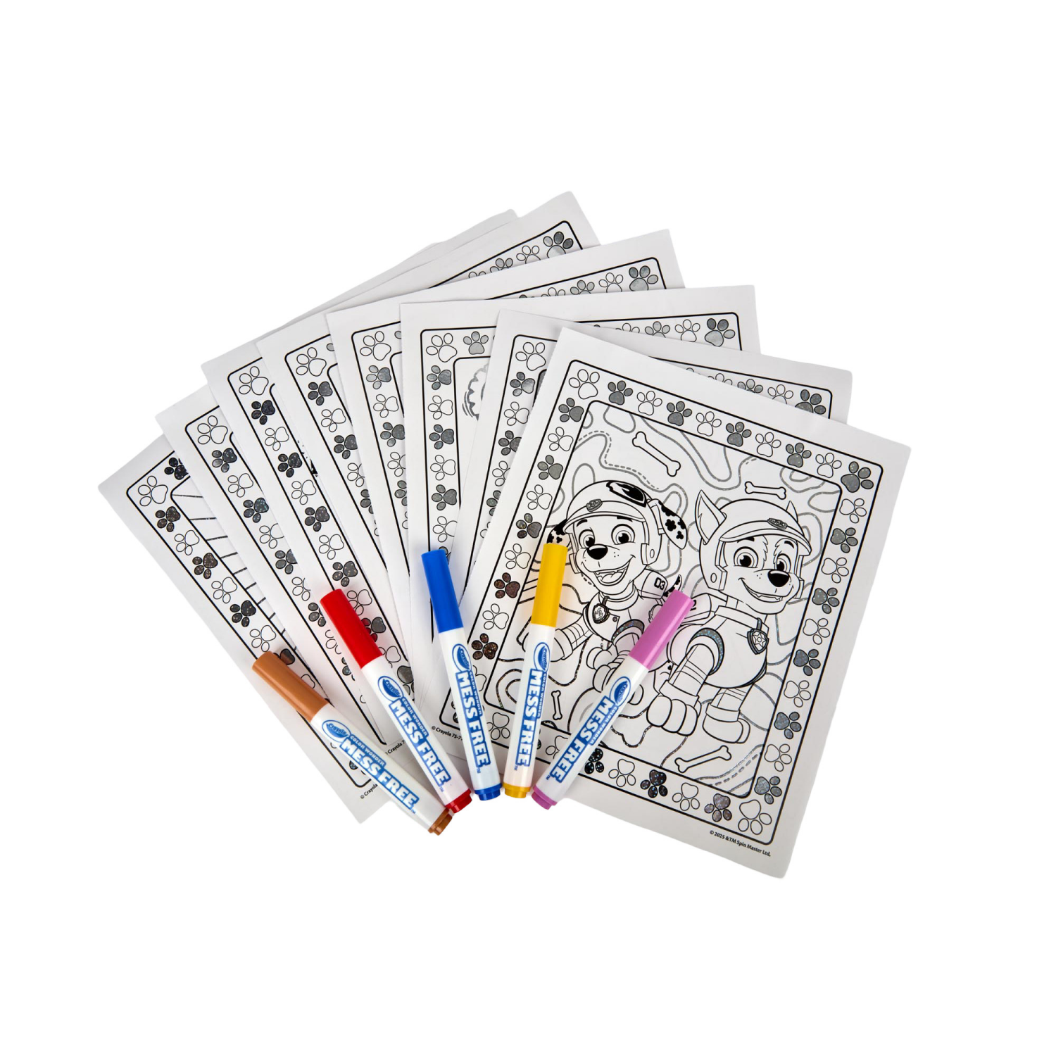 slide 5 of 5, Crayola PAW Patrol Color Wonder Metallic Mess Free Coloring Set, Gift for Kids, 3, 4, 5, 6, 1 ct