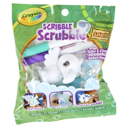 Crayola Scribble Scrubbie Safari Animals, Creative Toy
