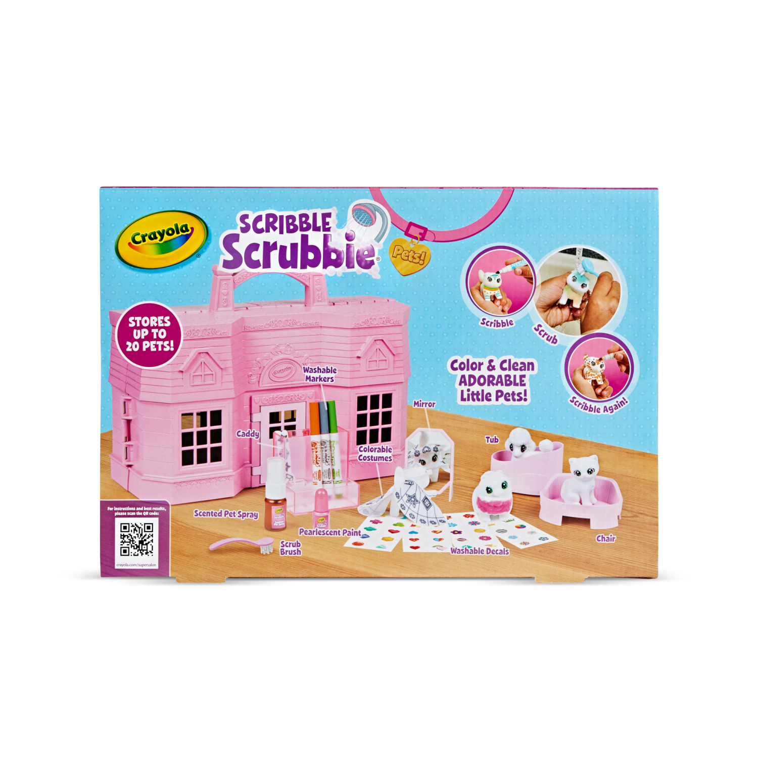 slide 2 of 4, Crayola Scribble Scrubbie Pets! Super Salon, 1 ct