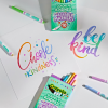 slide 17 of 25, Crayola Colors of Kindness Fine Tip Markers, Assorted Colors, 10 ct