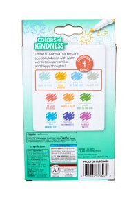 slide 15 of 25, Crayola Colors of Kindness Fine Tip Markers, Assorted Colors, 10 ct