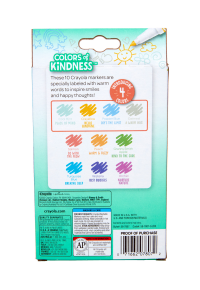 slide 21 of 25, Crayola Colors of Kindness Fine Tip Markers, Assorted Colors, 10 ct