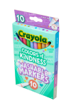 slide 7 of 25, Crayola Colors of Kindness Fine Tip Markers, Assorted Colors, 10 ct