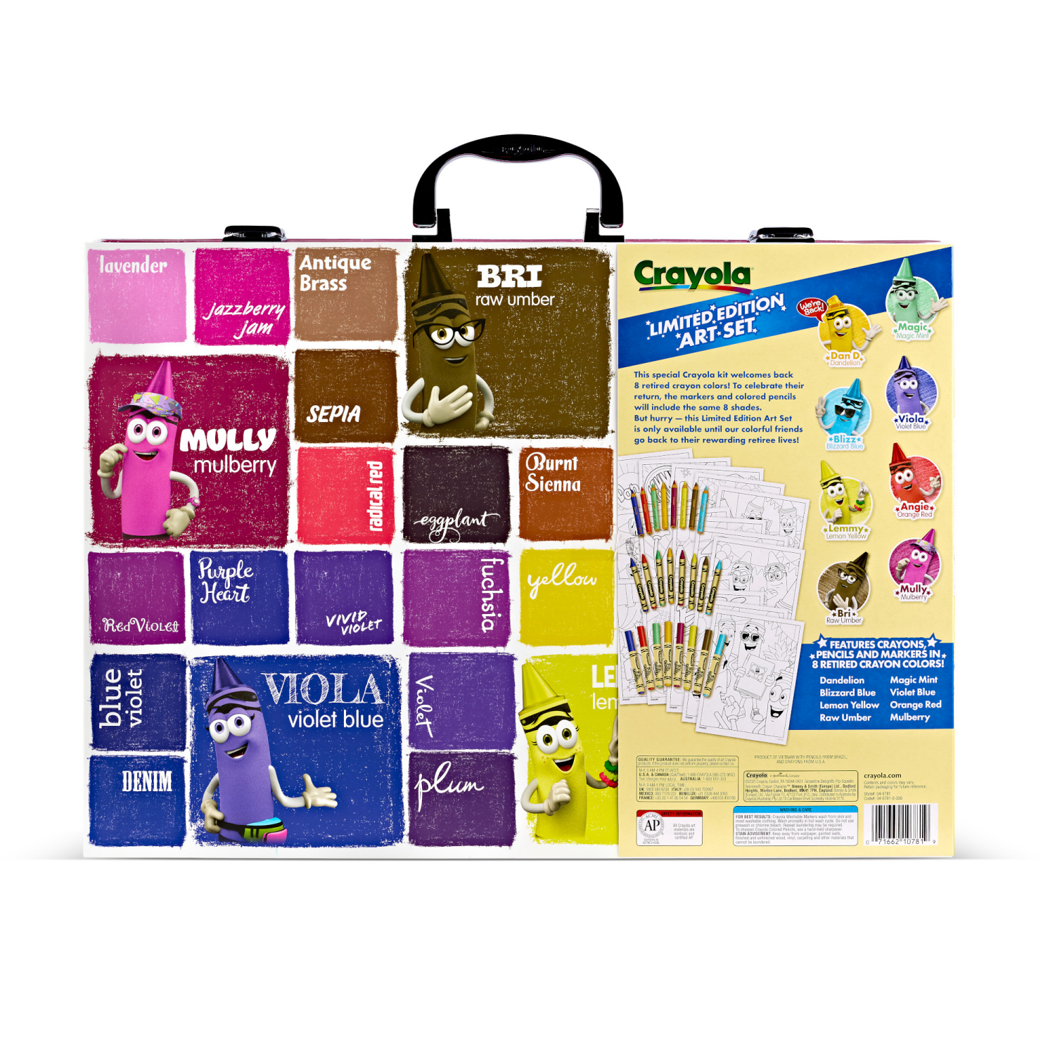 slide 2 of 5, Crayola Limited Edition Coloring Set, 115 Pieces, Art Supplies, Gift for Kids Ages 5 & Up, 115 ct