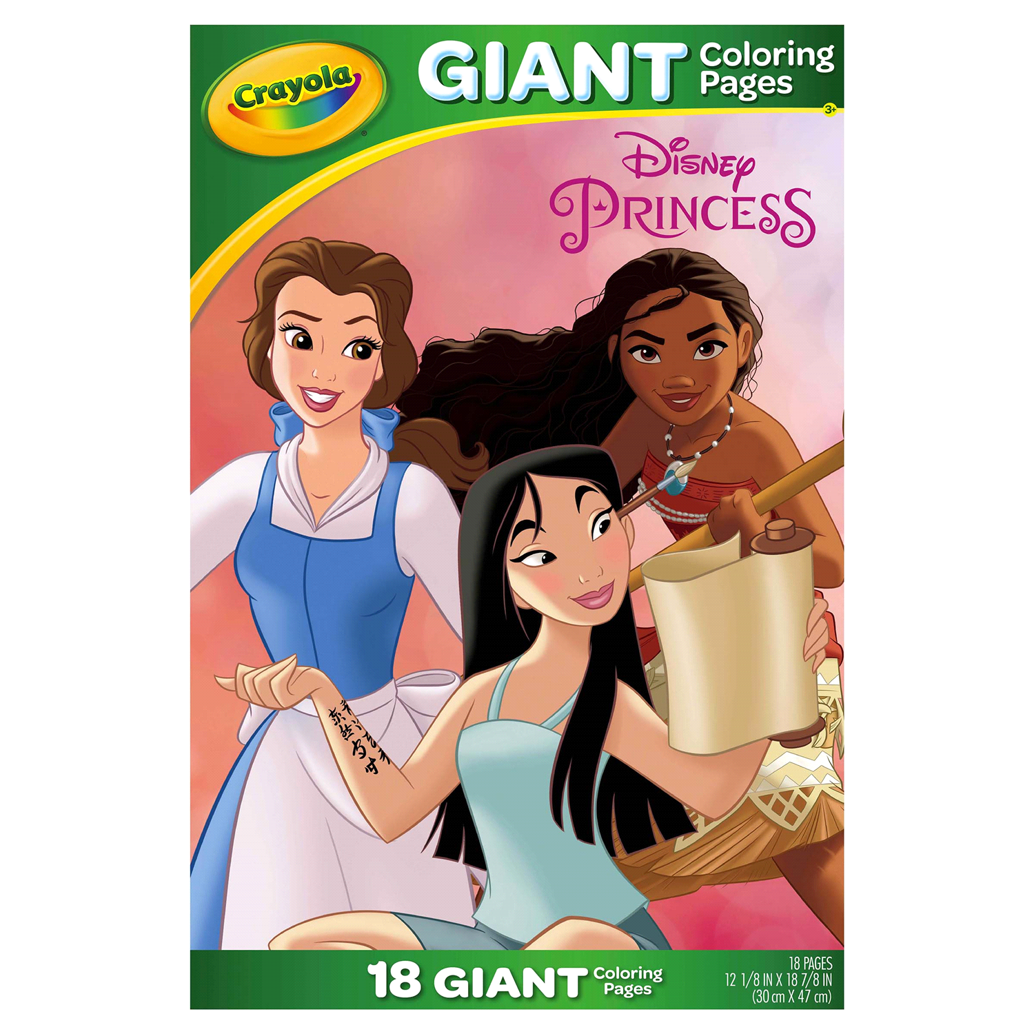 slide 1 of 2, Crayola Disney Princess Giant Coloring Pages 18 Each, 18 ct