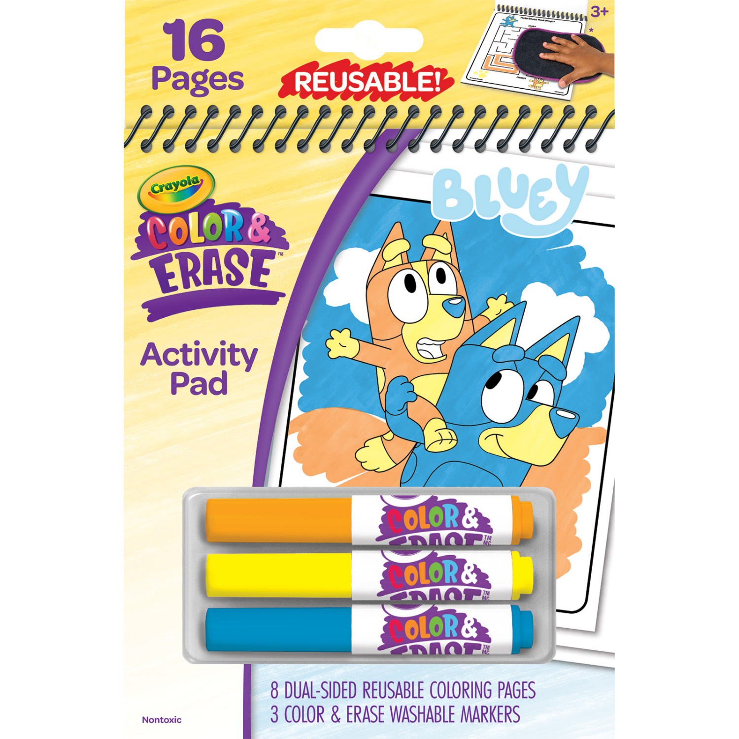 slide 1 of 4, Crayola Bluey Color & Erase Reusable Activity Pad, 1 ct