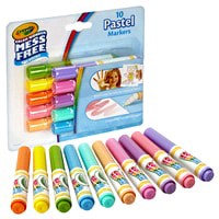 slide 11 of 17, Crayola Color Wonder Mini Markers Pastels, 10 ct