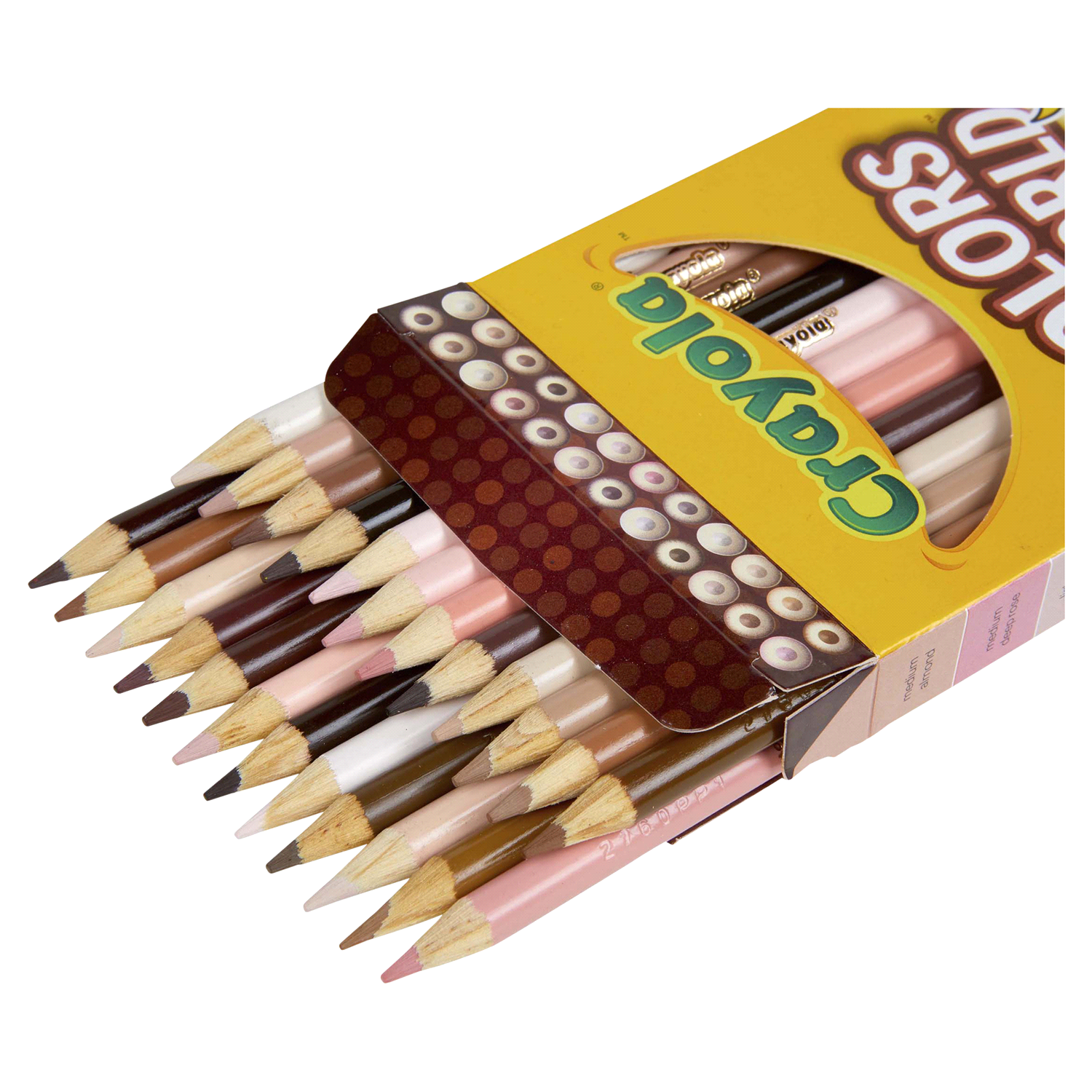 slide 3 of 5, Crayola Colors Of The World Skin Tone Colored Pencils, 24 ct