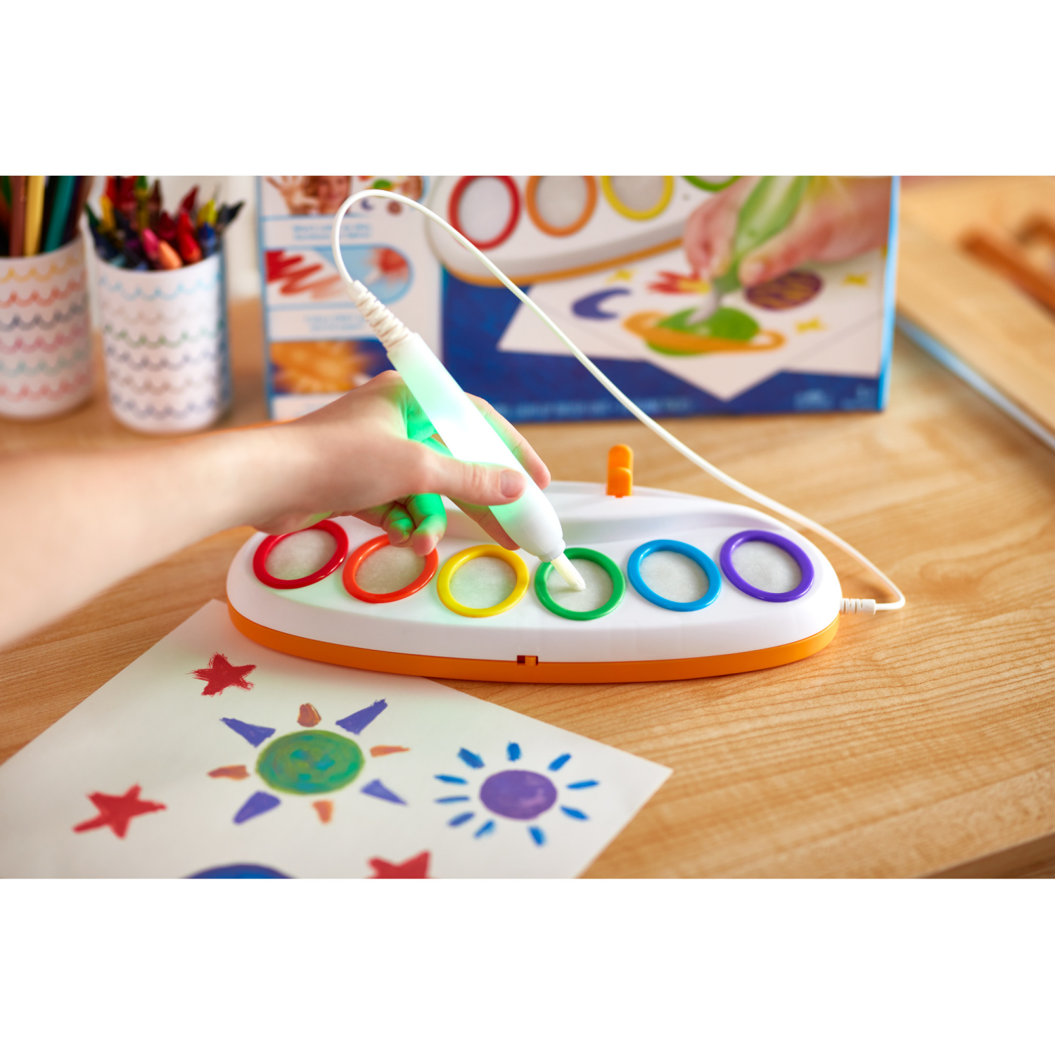 slide 5 of 5, Crayola Color Wonder Magic Light Brush, Assorted Colors, 1 ct