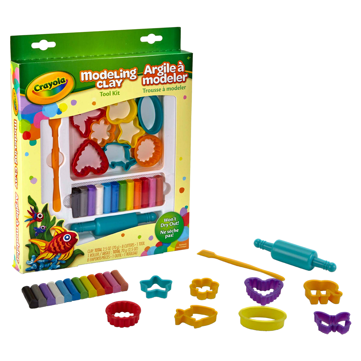 slide 2 of 3, Crayola Modeling Clay Tool Kit, 1 ct