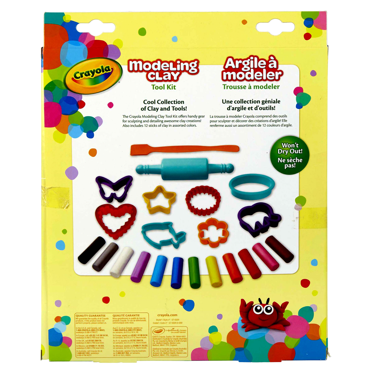 slide 3 of 3, Crayola Modeling Clay Tool Kit, 1 ct