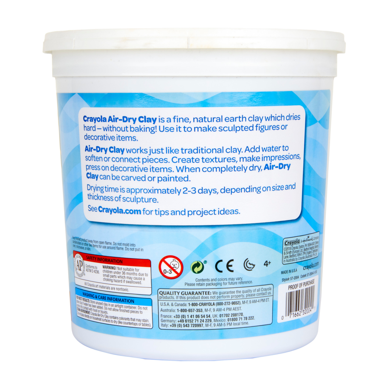 slide 2 of 3, Crayola Terra Cotta Air-Dry Clay, 5 lb