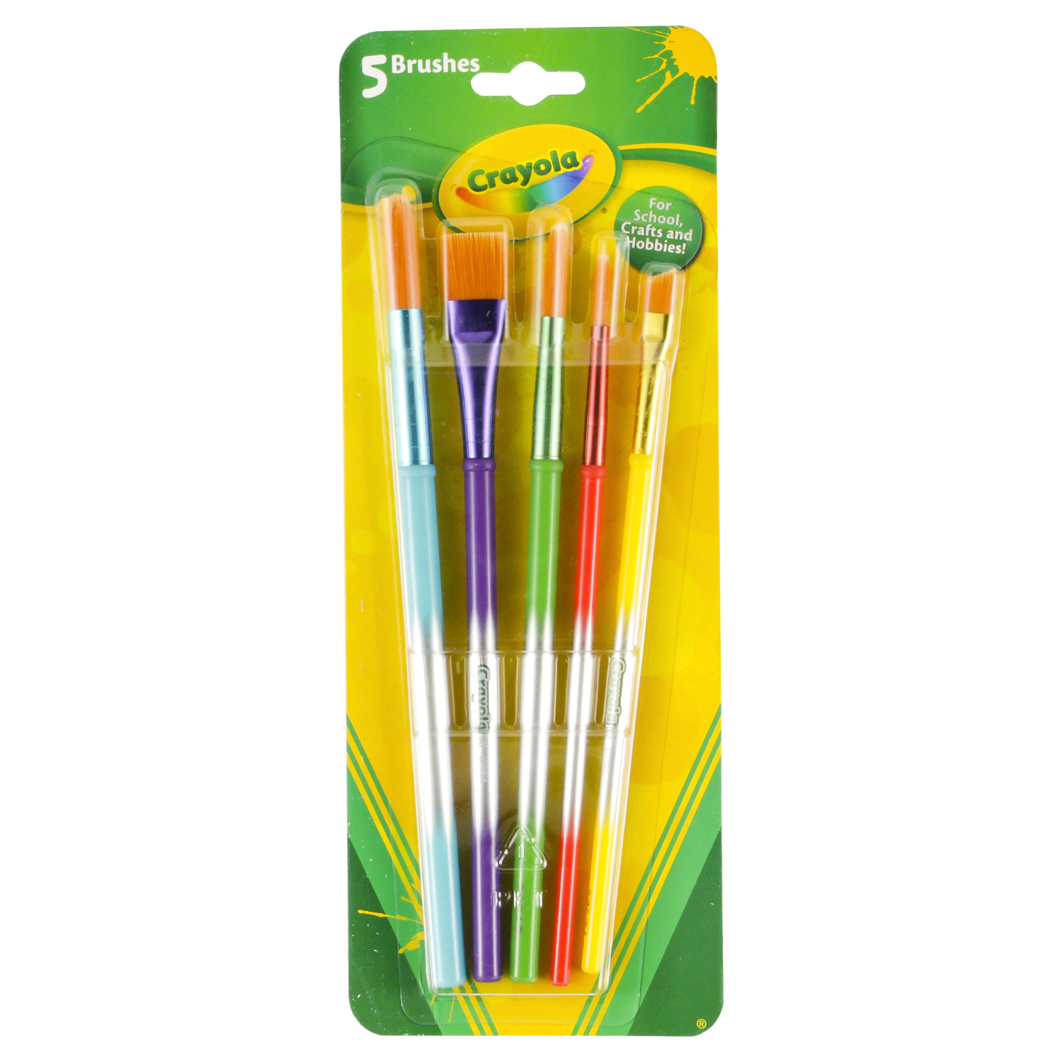 slide 1 of 2, Crayola Paint Brushes Assorted Tips, 5 ct