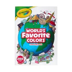 Crayola Coloring Book Worlds Favorite Colors 288pgs