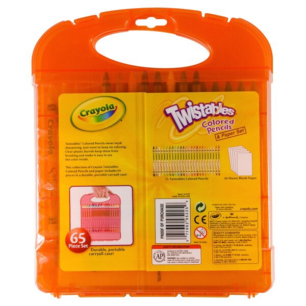 slide 4 of 5, Crayola Colored Pencils & Paper Set 1 ea, 1 ct