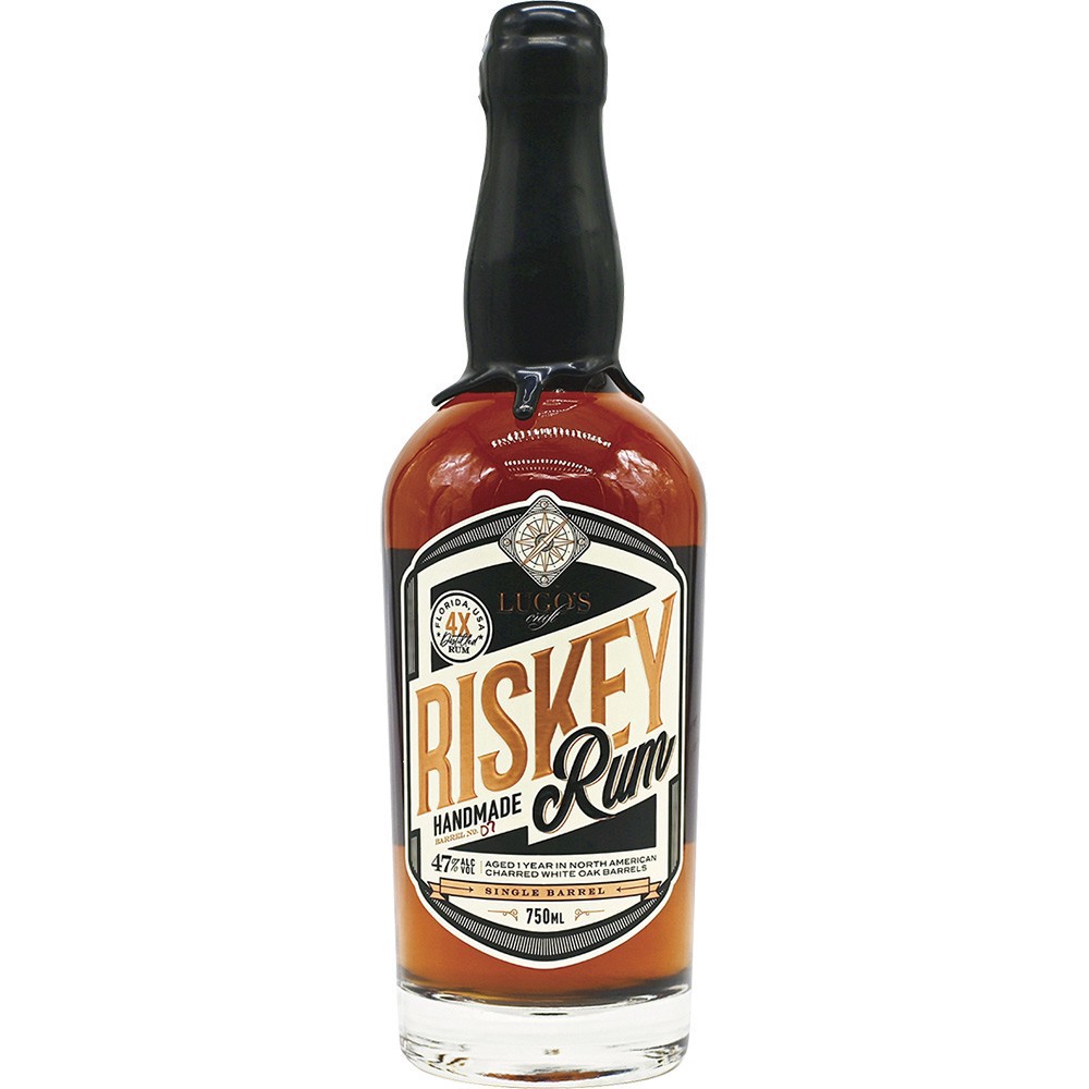 slide 1 of 1, Lugo's Craft Riskey Single Barrel Rum, 750 ml