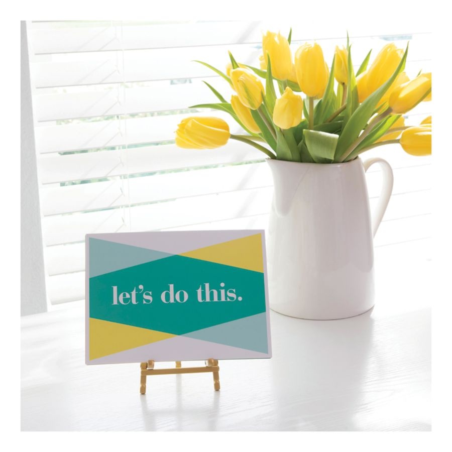 slide 3 of 5, See Jane Work Desktop Easel With Motivational Cards, Multicolor, 1 ct