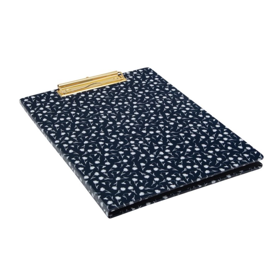 slide 5 of 6, See Jane Work Paperboard Clipboard Padfolio, Navy Floral, 1 ct