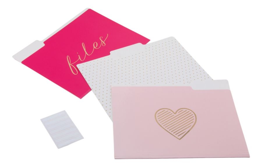 slide 2 of 7, See Jane Work File Folders, Letter Size, Pink, Pack Of 6, 6 ct