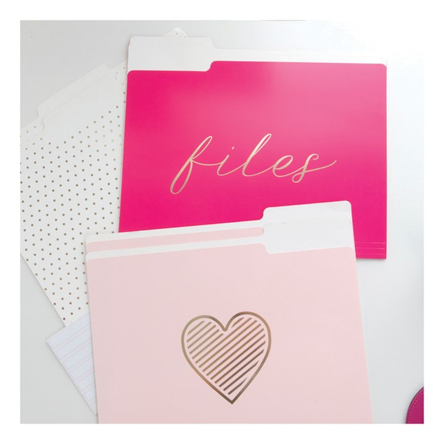 slide 3 of 7, See Jane Work File Folders, Letter Size, Pink, Pack Of 6, 6 ct