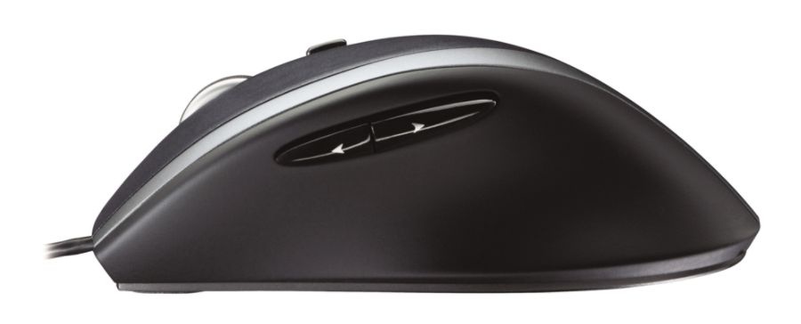 slide 4 of 5, Logitech M500 Corded Laser Mouse With Hyperscroll, Black, 1 ct