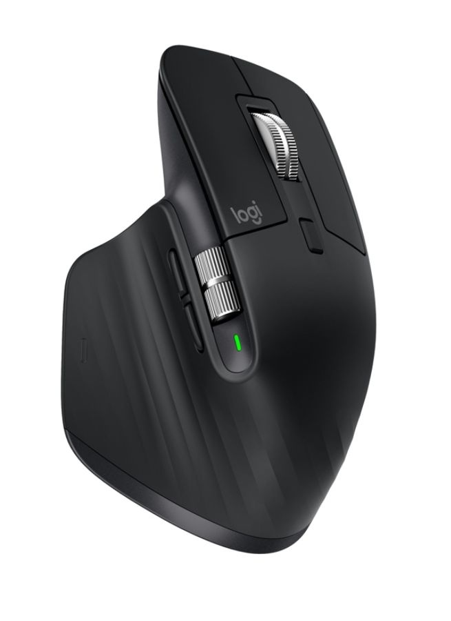 slide 4 of 6, Logitech Mx Master 3 Advanced Wireless Laser Mouse, Black, 910-005647, 1 ct