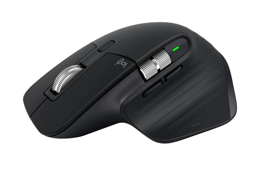 slide 5 of 6, Logitech Mx Master 3 Advanced Wireless Laser Mouse, Black, 910-005647, 1 ct