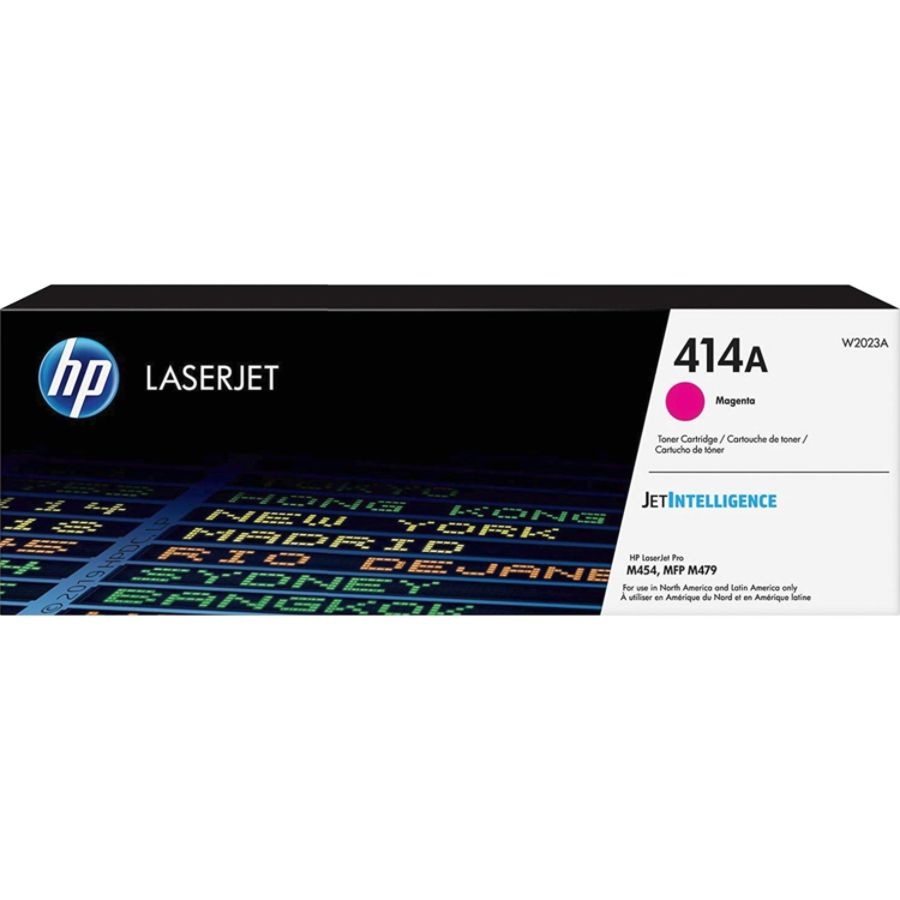 slide 2 of 2, HP 414A Magenta Toner Cartridge (W2023A), 1 ct