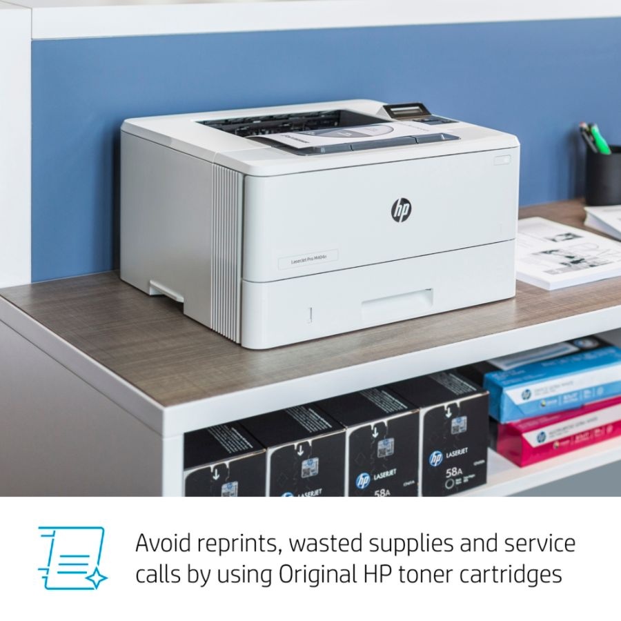 slide 7 of 10, HP Laserjet Pro M404N Monochrome Laser Printer, W1A52A#Bgj, 1 ct