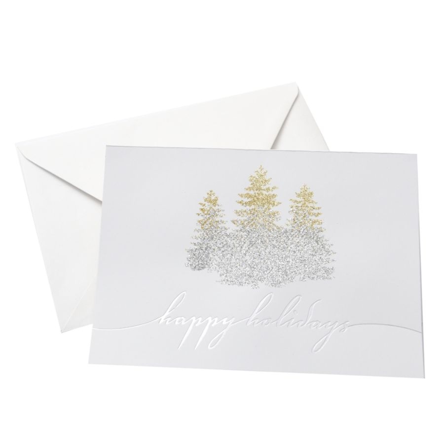slide 2 of 3, Gartner Studios Holiday Boxed Cards, 5'' X 7'', Crystal Tree, Box Of 20 Cards, 20 ct