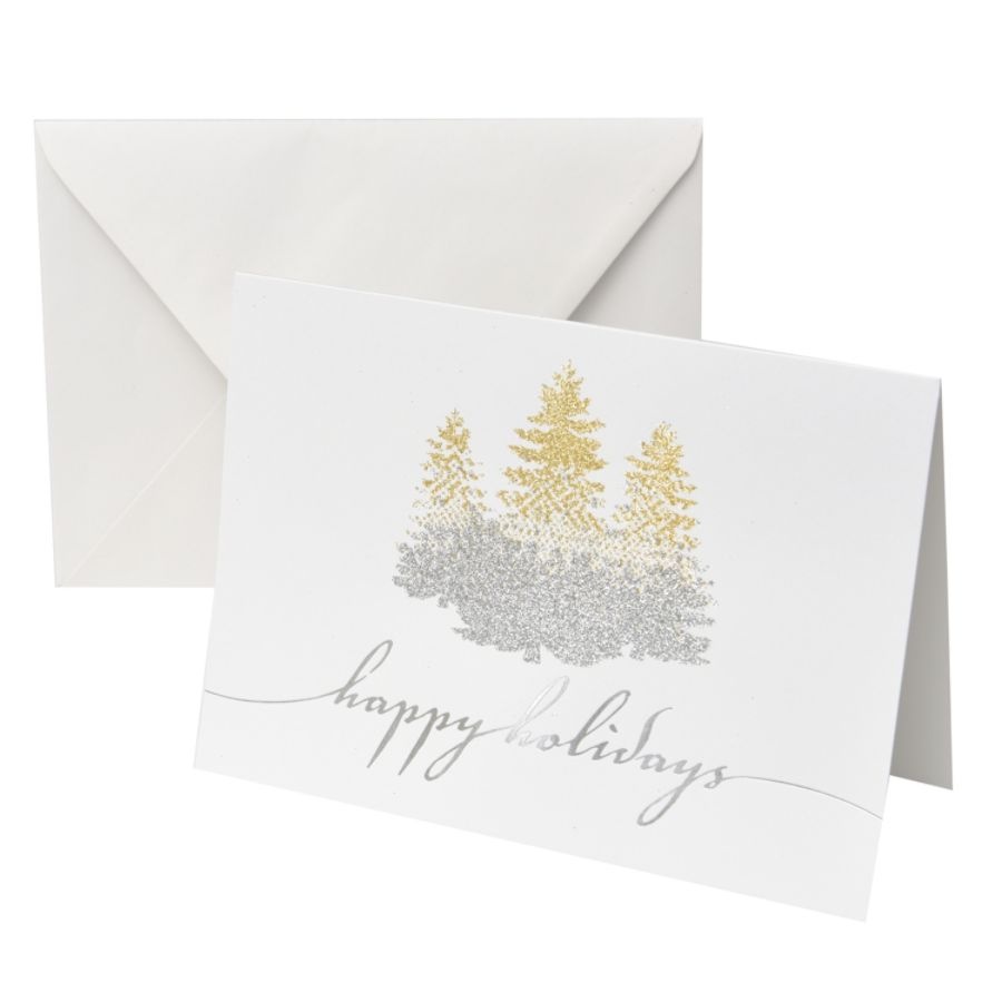slide 3 of 3, Gartner Studios Holiday Boxed Cards, 5'' X 7'', Crystal Tree, Box Of 20 Cards, 20 ct