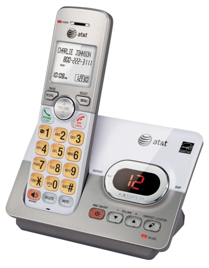 slide 2 of 2, AT&T El52103 Dect 6.0 Expandable Cordless Phone System With Digital Answering Machine, 1 ct