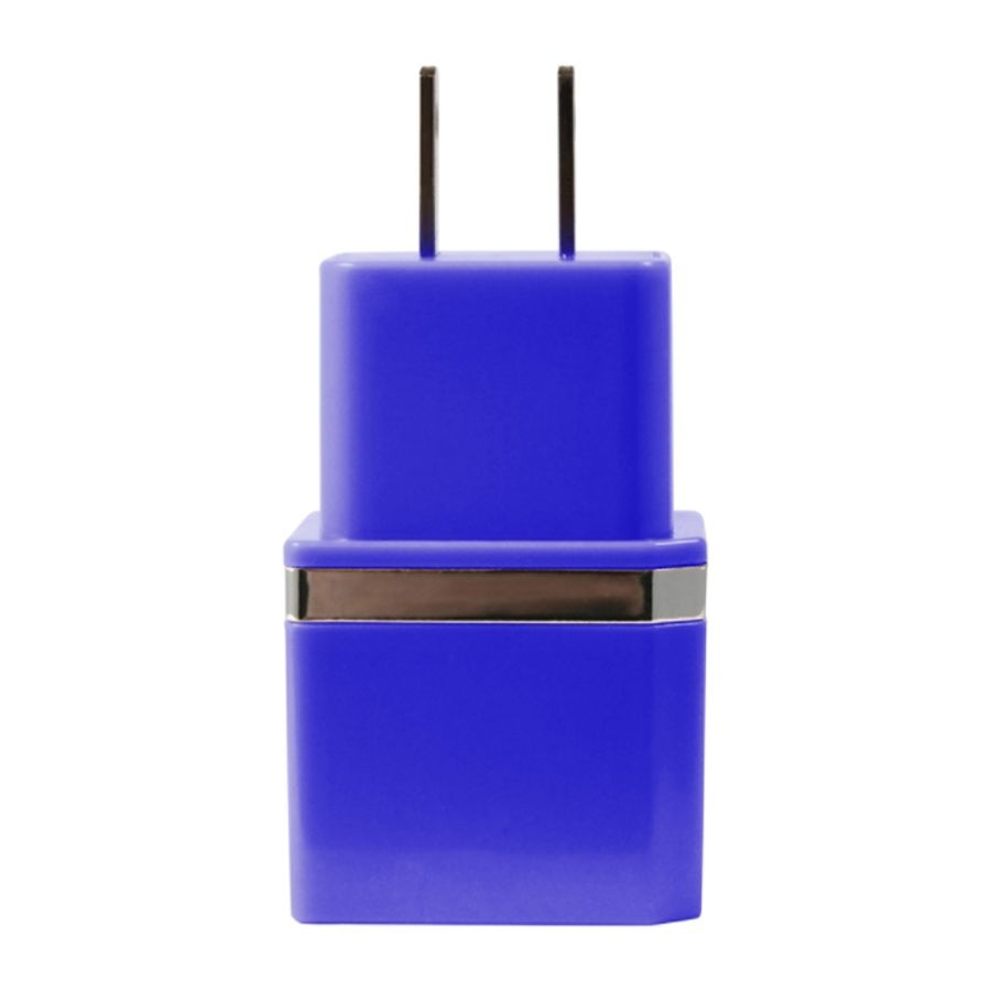 slide 2 of 5, Duracell Dual Usb Wall Charger, Metallic Blue, 1 ct