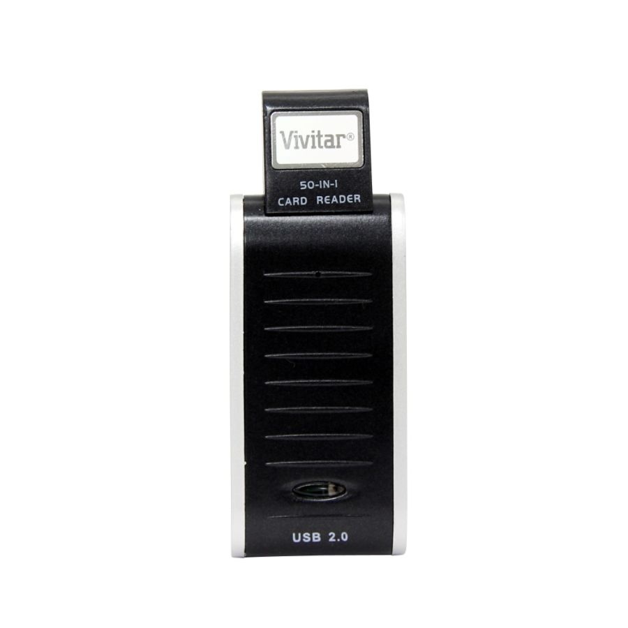 slide 3 of 4, Vivitar USB 2.0 50-In-1 Card Reader, 1 ct